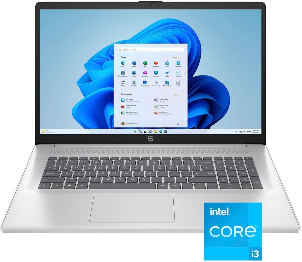 HP 17-cn2083dx 17.3" FHD Intel Core i3-1215U 1.2GHz 16GB RAM 512GB Silver