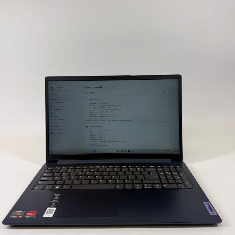Lenovo IdeaPad 1 15AMN7 15.6" Ryzen 5 7520U 2.8GHz 8GB RAM 256GB gallery