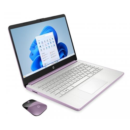 HP 14 HD Touchscreen Laptop Intel N150 4GB RAM 128GB SSD Winter Lavender Bundle gallery
