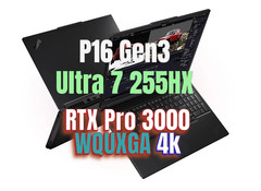 ThinkPad P16 Gen 3,Ultra 7 255HX, RTX3000 Blackwell,4k 16″ WQUXGA,64GB RAM+4TB