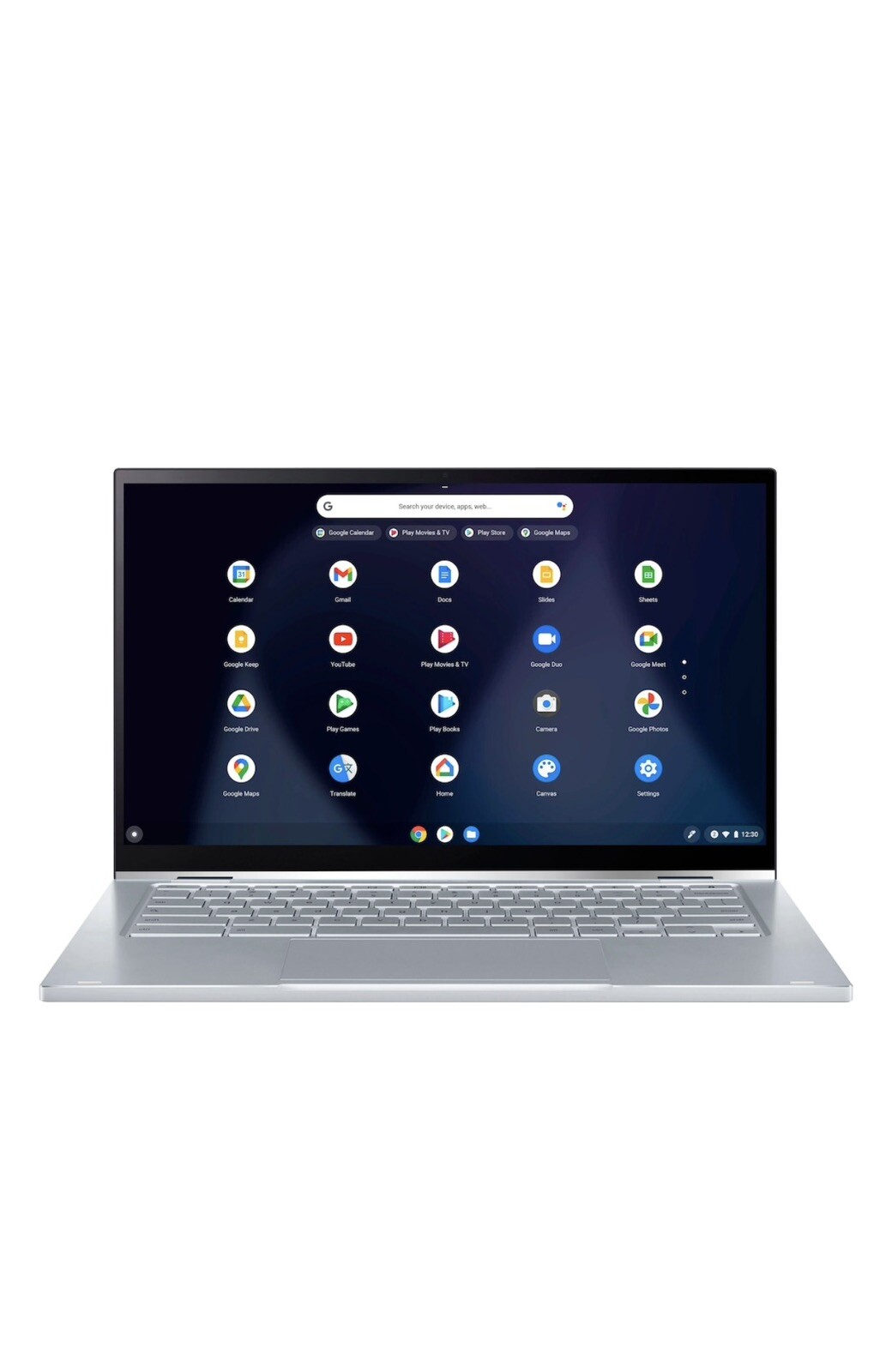 ASUS 2-in-1 14” Chromebook- Intel Core - M3-8100Y - 8GB Memory - Silver gallery