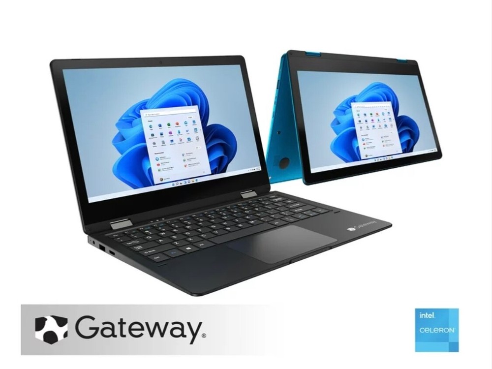 Gateway Notebook 11.6" Touchscreen 2-in-1s Laptop, Intel Celeron N4020, 4GB RAM