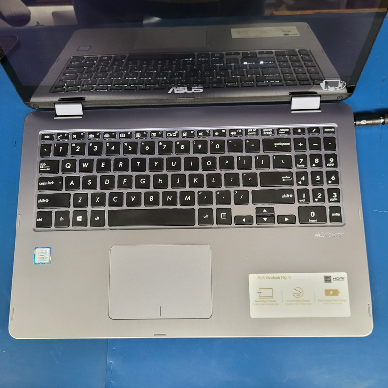 Asus Vivobook Flip 15 TP510U Intel Core i7-8500U 1.80 GHz 8GB RAM 1TB HDD Win 10 gallery