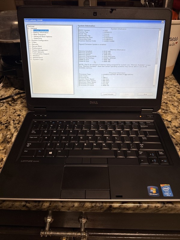 Dell Latitude E6440 i7-4610M 8GB RAM 500GB Win 11 pro Charger Included gallery