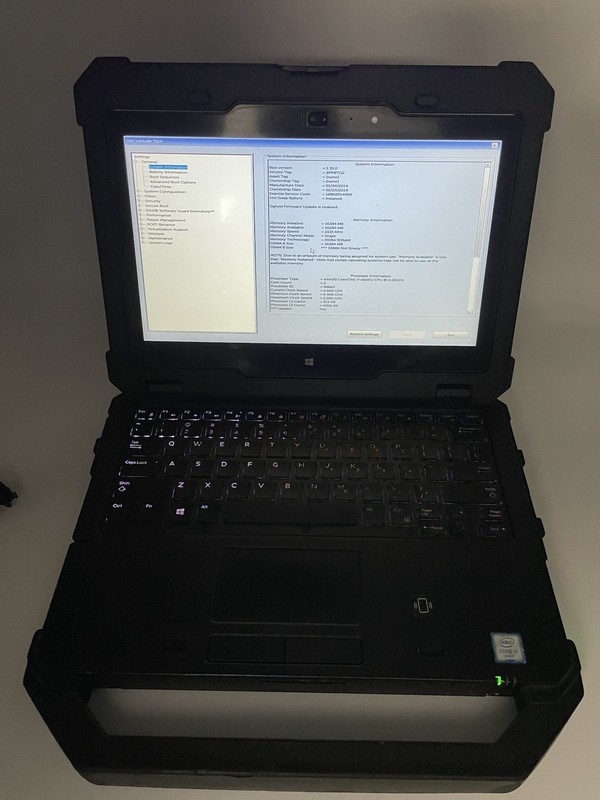 Dell Latitude 7214 Rugged Extreme HD i7-6600U 1TB SSD 16GB W11 Backlit Keys 2in1 gallery