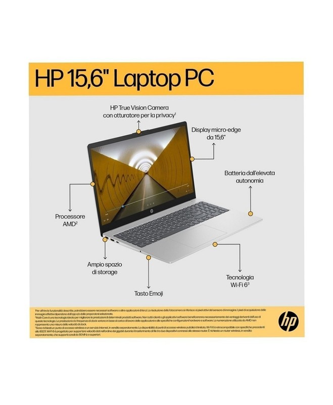 HP 15-FC0096NL Laptop 15.6in AMD Ryzen 7 5825U 16GB RAM 1TB SSD Notebook gallery