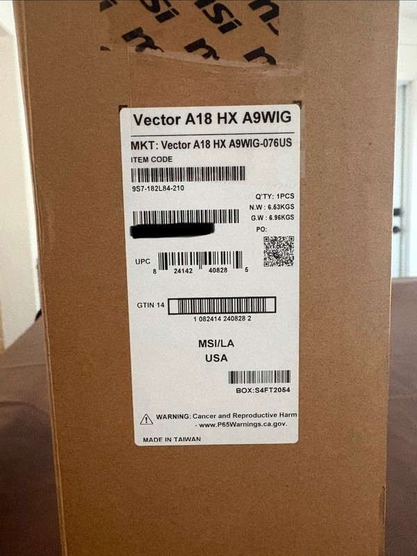 MSI Vector A18 HX A9WIG-076US 18 Gaming Notebook - QHD+ - 240 Hz - AMD Ryzen 9 gallery