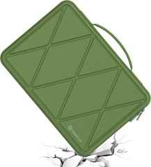 Hard EVA Protective Sleeve for 18 inch MSI Titan 18 HX A2XWJG-440US, Green