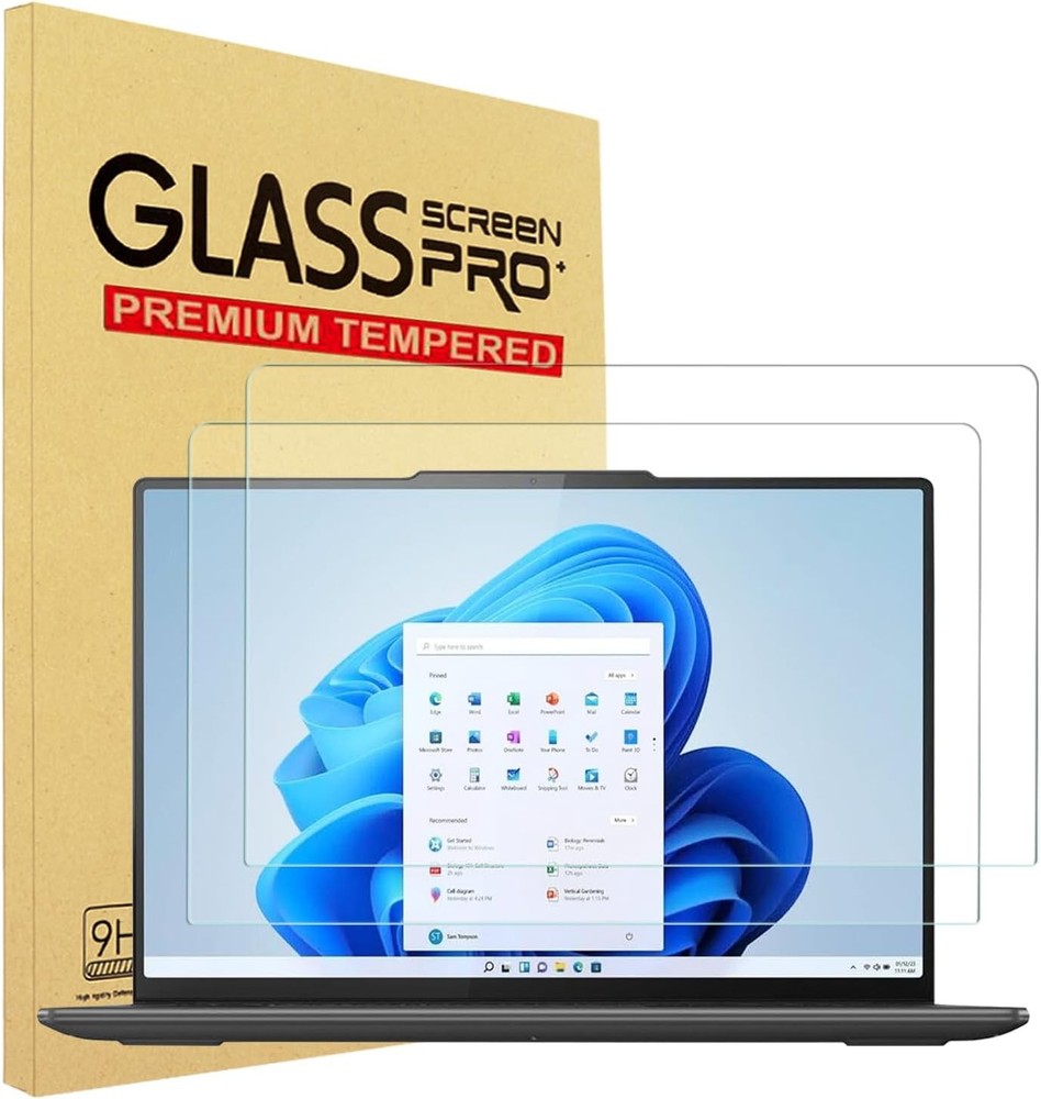 2 Pack Tempered Glass Screen Protector for 16" Lenovo Yoga Pro 9i | 9H Hardness