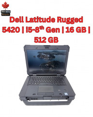 Dell latitude 5420 Rugged | Intel Core I5-8th Gen | 16 GB RAM | 512 GB SSD