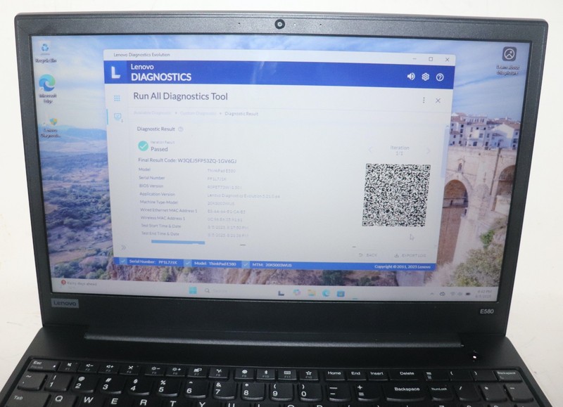 Lenovo ThinkPad E580|Intel Core i5@2.50 GHz|16GB RAM|256GB SSD|Win11|Webcam gallery