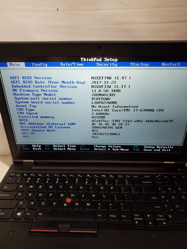 Lenovo P50 15.6" Laptop | i7-6700HQ 2.6GHz 8GB RAM No HDD/SSD/OS! READ! #69 gallery