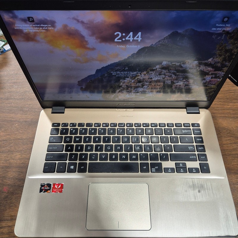 asus f505z notebook ryzen 5 2500u 12gb ram 240gb ssd gallery