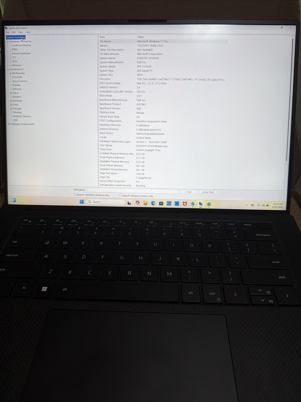 Dell XPS 15 9520 Intel Core i7-12700H 32GB RAM 1TB SSD gallery