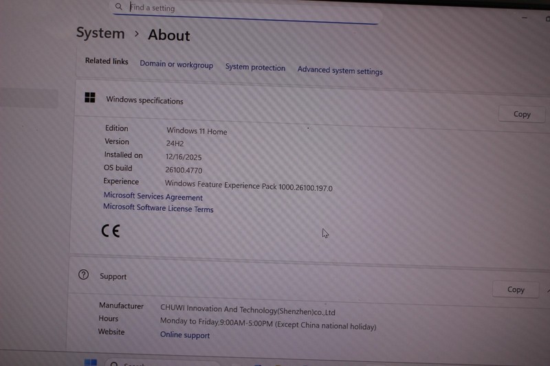CHUWI HeroBook Pro 14.1" FHD Celeron N4020 1.1GHz Intel 600 8GB RAM (AS IS) READ gallery