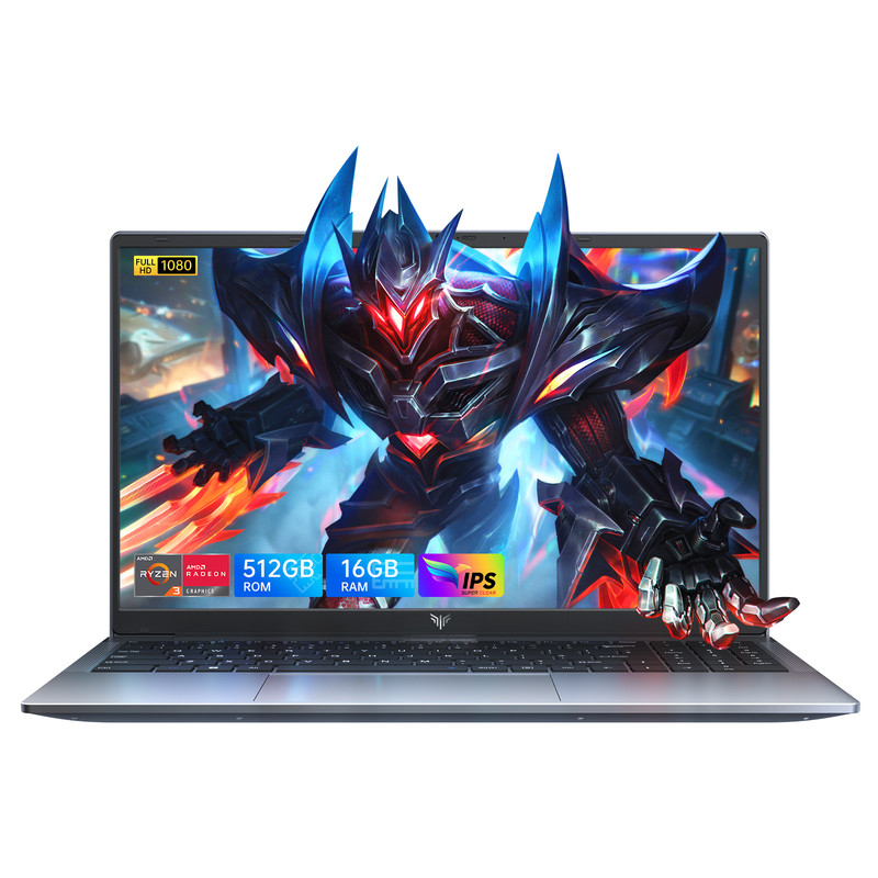 ACEMAGIG 15.6" Laptop Gameing Computer AMD Ryzen 7 5700U IPS 16GB DDR4 512GB SSD gallery