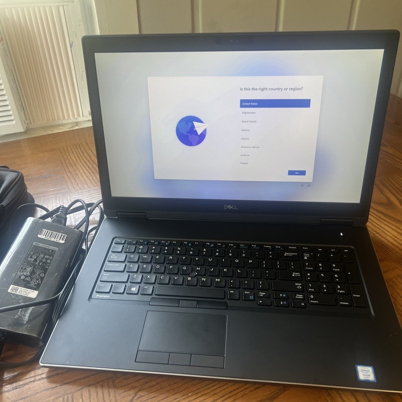 DELL PRECISION 7730 17.3" Xeon 1tb NVME SSD 64GB RAM NVIDIA P3200 WIN 11 Laptop gallery
