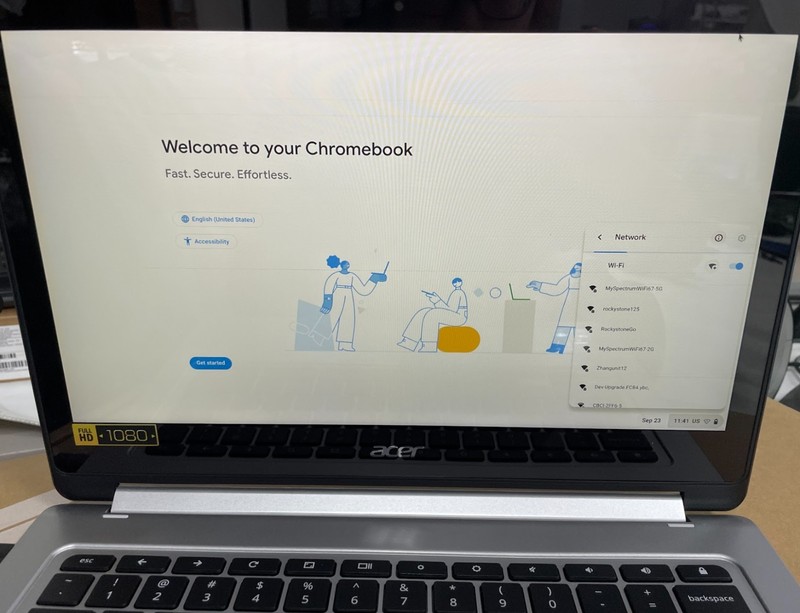 Acer Chromebook R 13.3-inch Full HD Touch, 4G/32GB/CHROME OPERATING SYSTEM,used gallery