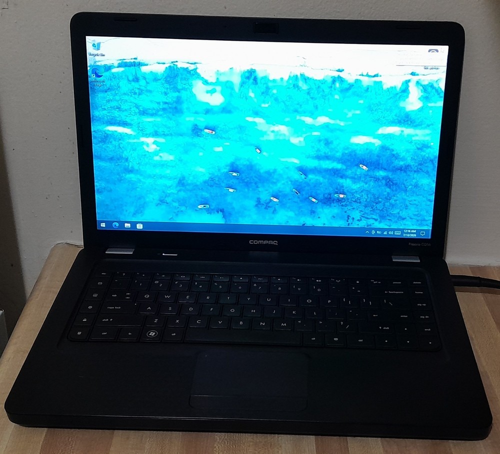 Compaq Presario CQ56-109WM CPU 2.10Ghz RAM 4GB 250GB Hard Drive Windows 10 Pro