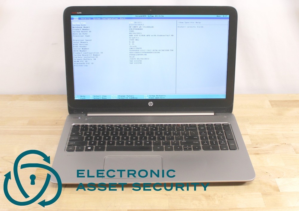 HP Envy m6 Sleekbook AMD A10-5745M 6GB RAM (no drive)