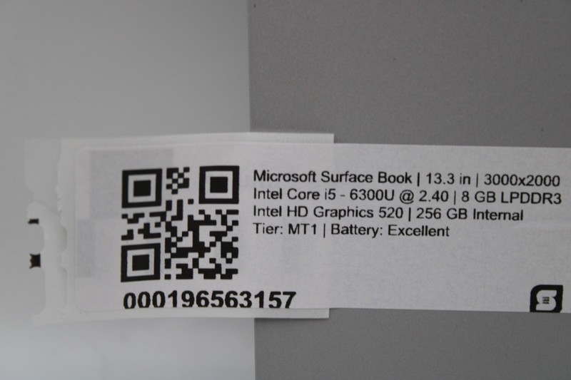Microsoft Surface Book 13" i5-6300U @ 2.4 GHz 8GB RAM 256GB SSD No OS gallery