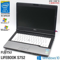 Fujitsu Lifebook S752 14″ HD Intel Core I5 3340M 250GB HDD 8GB Windows 7 Pro 64