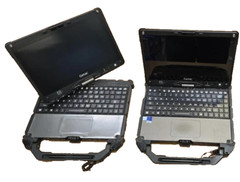 95-99% Life left Getac V200-G2 Laptop i7-3520M 4GB RAM WIFI Touchscreen Wwan