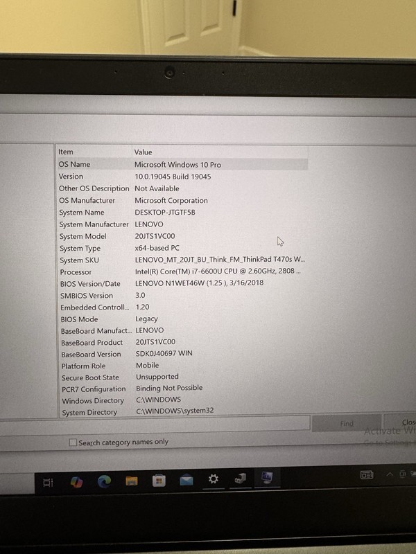 Lenovo ThinkPad T470s i7-7600U 20GB RAM Touch 256GB NVMe SSD Excellent Condition gallery