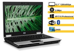 HP ELITEBOOK 2530P 12.1” Core 2 Duo L9400 1.86GHz 1280×800 VGA