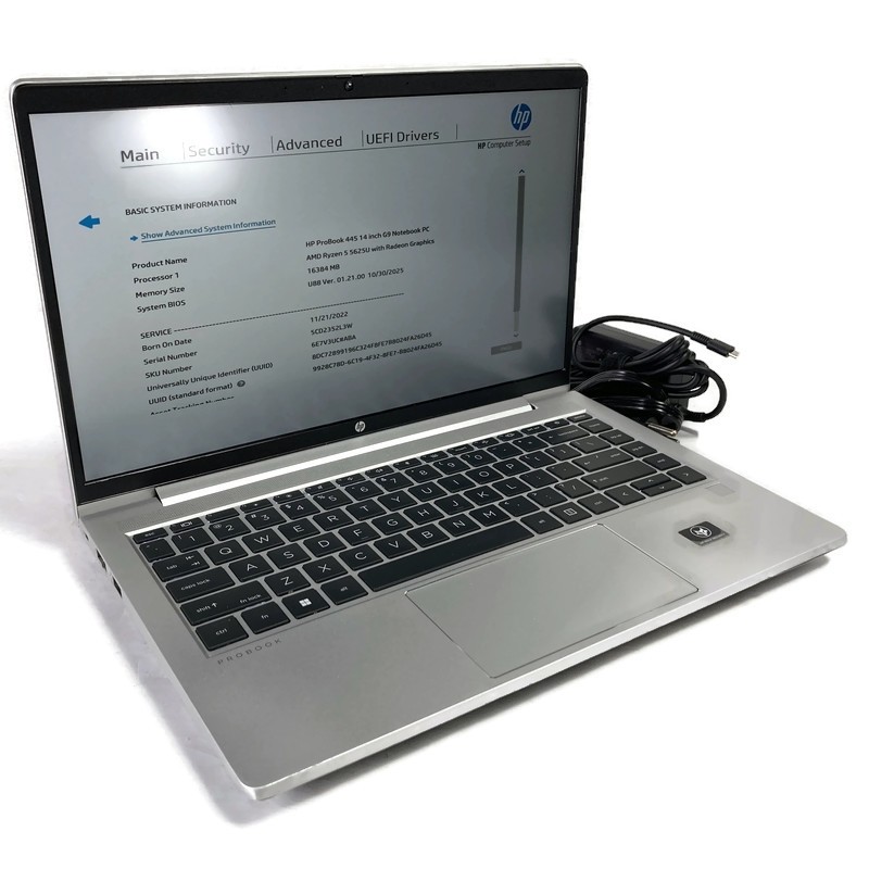 HP ProBook 445 G9 14" Laptop Ryzen 5 5625U 2.3GHz 16GB 512GB NVMe SSD - Win11