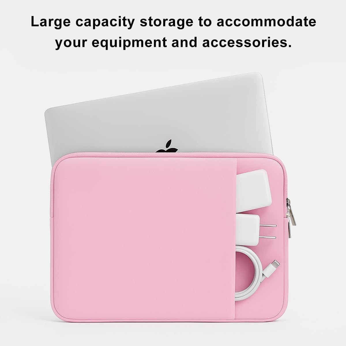 Bright Pink Laptop Sleeve for MacBook Air/Pro/Neo 13" A18/M5/M4/M3/M2/M1 2020-20 gallery