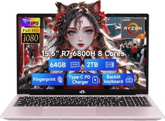 15.6 Gaming Laptop 8 Cores AMD Ryzen 7 6800H 32GB DDR5 RAM 1TB SSD 4.7GHz Win11