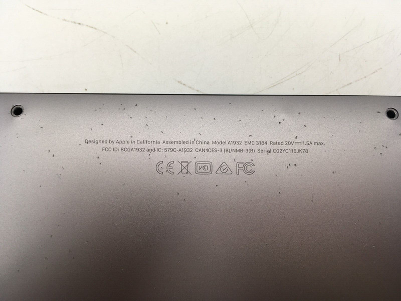 Apple A1932 palmrest - keyboard - battery - trackpad - backplate gallery