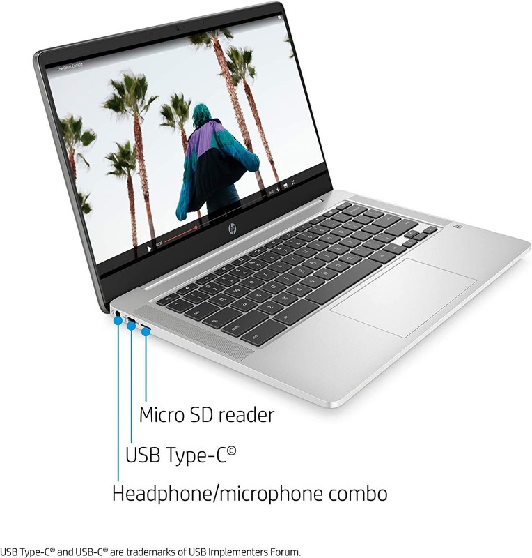 HP 14a-na0031wm 14 inch (64GB, Intel Pentium, 2.70GHz, 4GB) Chromebook - Chalkbo gallery