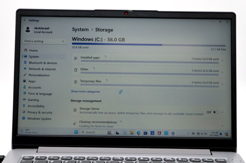 Lenovo IdeaPad 1 14IGL7 14" Laptop Celeron N4020 4GB RAM 64GB Silver gallery