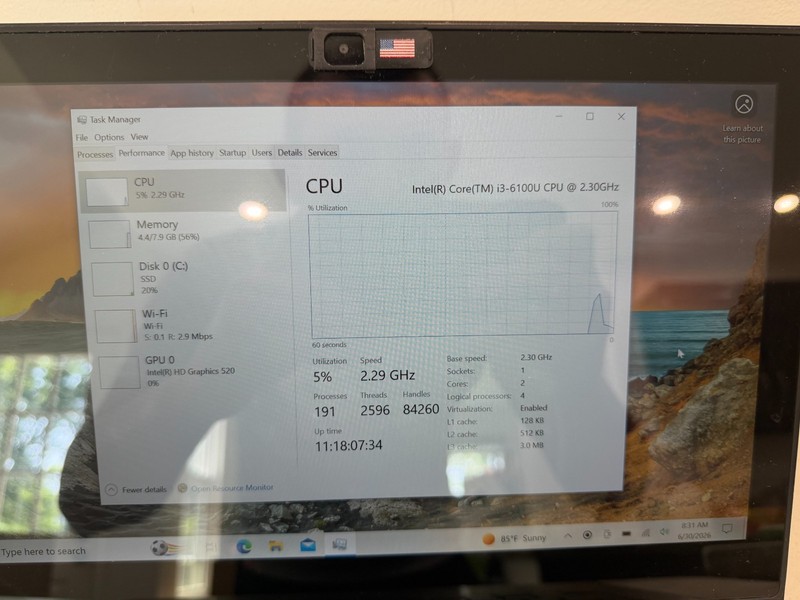 Dell Inspiron 13 7353 2-in-1 13.3" Touch i3-6100U 8GB 128GB SSD Backlit KB gallery