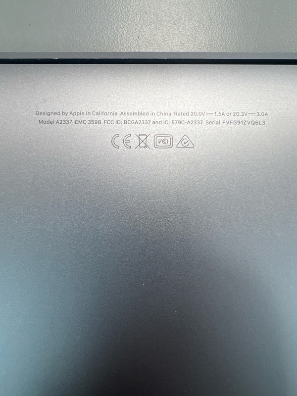 2020 Apple M1 MacBook Air 13" A2337 8GB (PD7017825) gallery