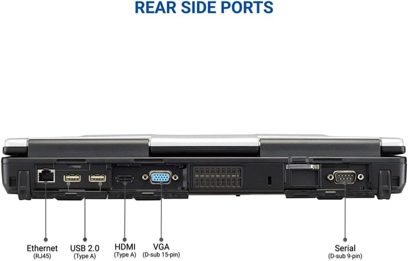 Panasonic Toughbook CF-53 MK4 Touch i5-4310U, 8GB 512GB, 4G LTE, Linux Ubuntu OS gallery