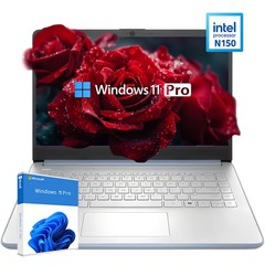 HP 14″ HD Laptop computer UpTo 3.6GHz Intel-N150 UpTo 16GB RAM 384GB Win 11 Pro