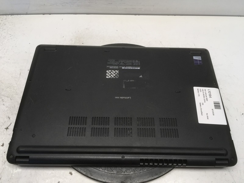 Dell Latitude 3580 Intel i3-6006U 2GHz No RAM NO HDD No Batt gallery