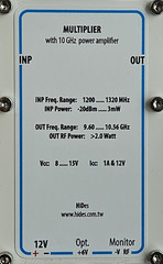 HPA2WM810G Multiplier x8 with 10GHz Power Amplifier