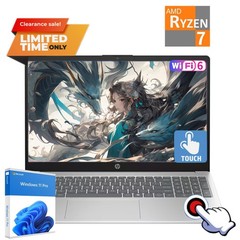 2025 HP 15 15.6″IPS  touch laptop,AMD Ryzen 7 7730U 16GB RAM 1TSSD Silver