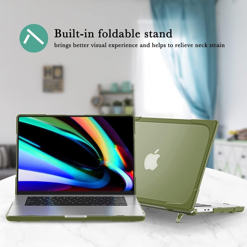 MacBook Pro 16 inch Case 2019 Release A2141, Heavy Duty Dual Layer Hard Cover gallery