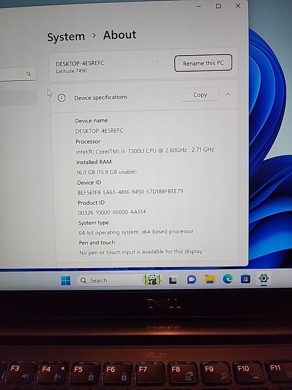 Dell Latitude 7490 Intel Core i5-7300U 16GB RAM - 256GB SSD Windows 11 gallery