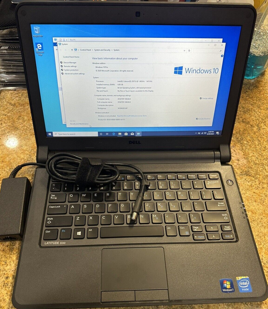 Dell Latitude 3340 13.3" Intel Celeron 4GB Ram 500GB HDD Window 10 Pro HDMI WiFi