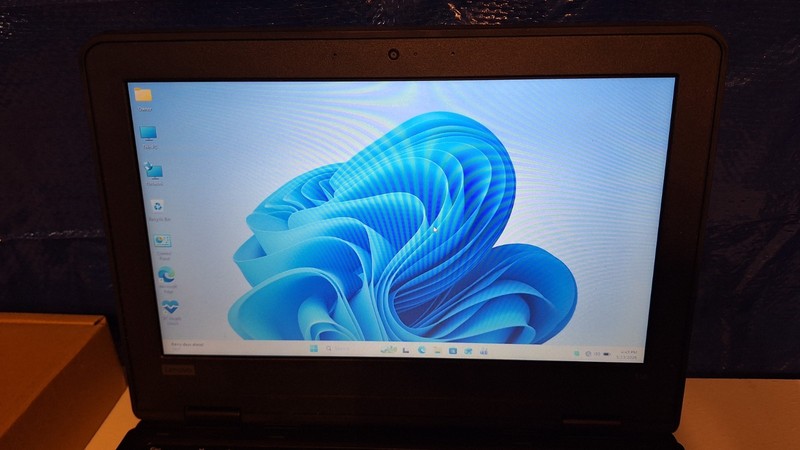 Windows 11 Pro Lenovo ThinkPad 11e w/intel N4120 4GB 120GB SSD w/NEW CHARGER! gallery