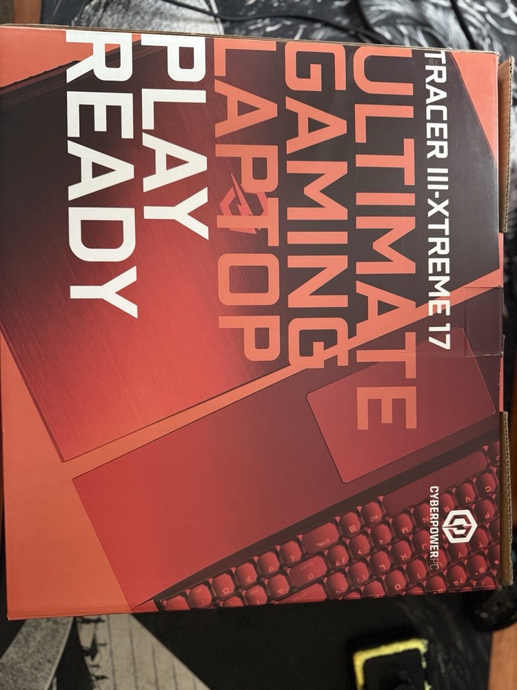 CyberPowerPC Tracer III 17” Laptop I7 9750H 16GB Ram GTX 1660TI 144hz Display