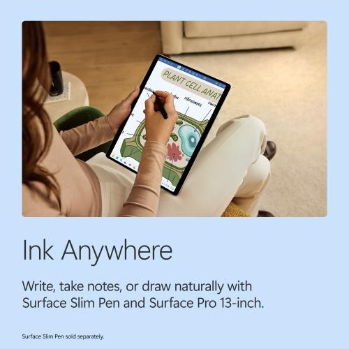 Microsoft Surface Pro 13" OLED Touch Snapdragon X2 Elite 16GB RAM 1TB SSD Black gallery