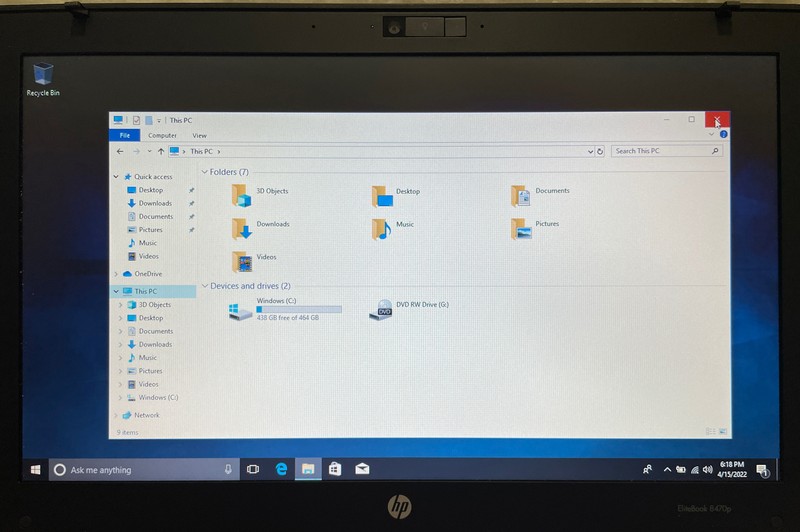 HP EliteBook 8470p i5-3320M 8GB 500GB 6.0Gb/s HDD HP EB 8470p 14" 2.6GHz gallery
