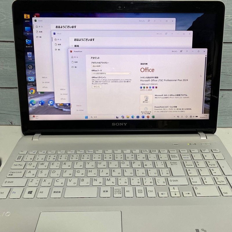 SONY VAIO i5 Windows 11 Pro 8GB SSD 128GB Used Japan Genuine gallery